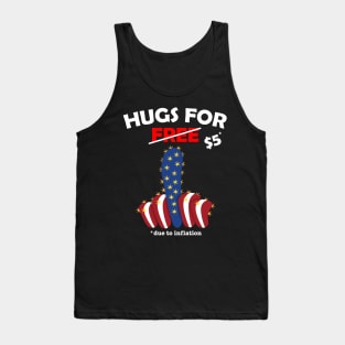 Cute fucktus cactus valentine costume Hugs For Free due to inflation Tank Top